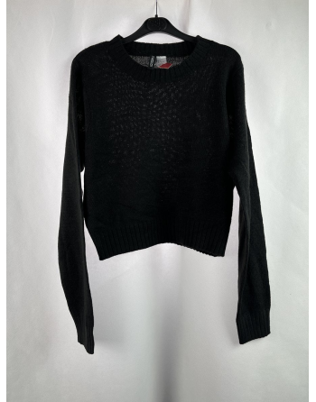 Czarny Sweter Damski M1161