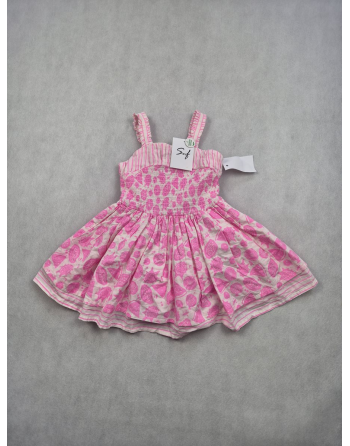 Sukienka w owoce B2351