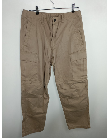 BEŻOWE SPODNIE Z...