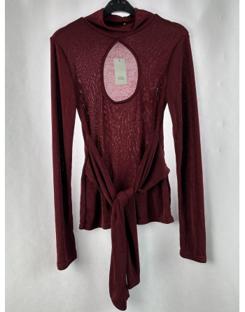 Bluzka Bordowa M1555