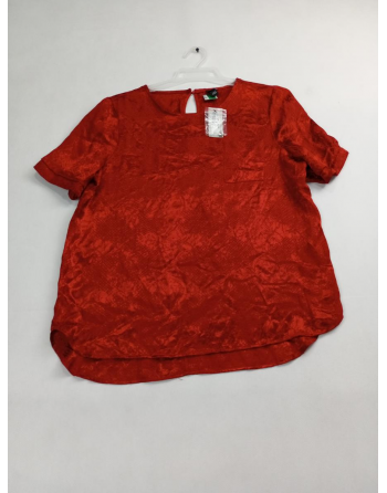 BLUZKA SATYNOWA CZERWONA...