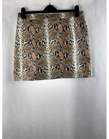 Spódnica Skórzana Wzór Węża...