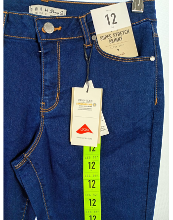 CIEMNE JEANSY DAMSKIE B2622