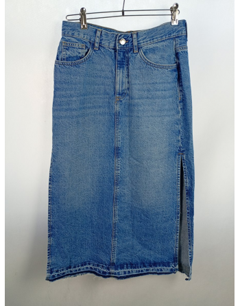 DŁUGA JEASNOWA SPÓDNICA B2627