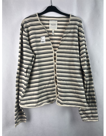 Bawełniany Kardigan W Paski...