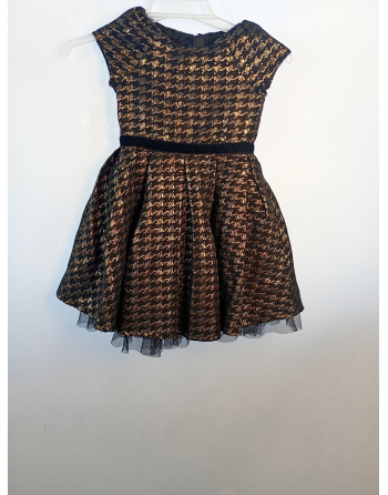 ZŁOTO - CZARNA SUKIENKA...