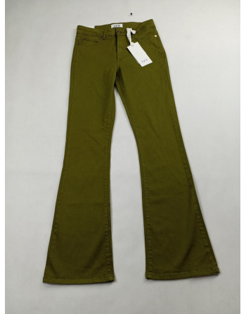 SPODNIE OLIWKOWE DZWONY DT1206