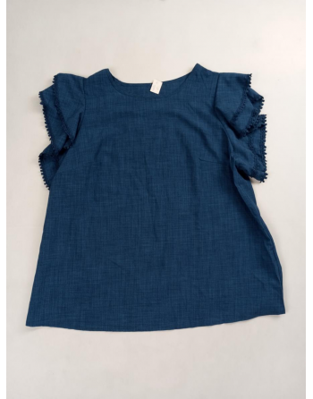 BLUZKA Z FALBANKĄ V1004