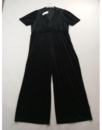 KOMBINEZON WELUROWY CZARNY...