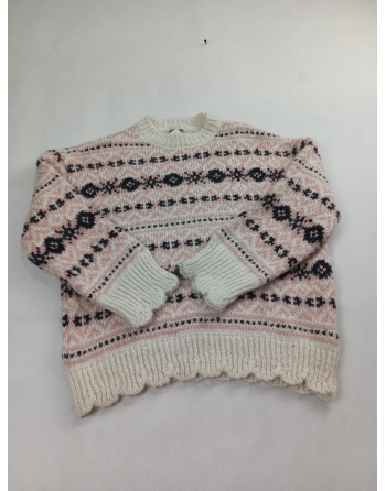 SWETER Z DODATKIEM WEŁNY V1115