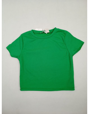 CROP TOP PRĄŻKOWANY A529