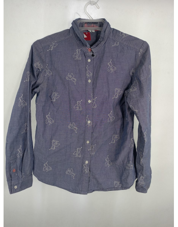 NIEBIESKA KOSZULA B4583