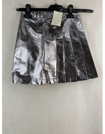 Metaliczna Spódnica M3145