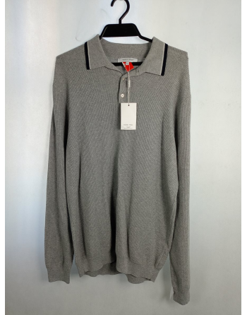 SZARY MĘSKI SWETER B4718