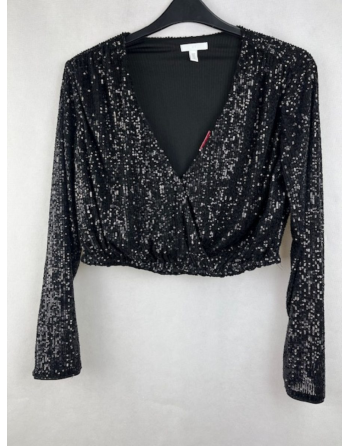 Bluzka Cekinowa M3263