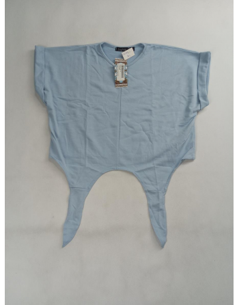 BLUZKA Z WIĄZANIEM  V2377