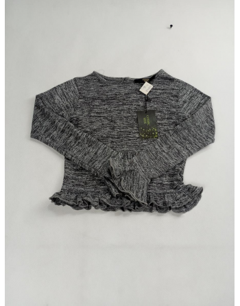 BLUZKA Z FALBANKĄ V2547