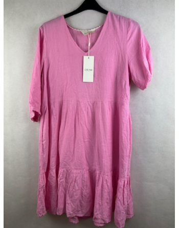 Sukienka Z Dodatkiem Lnu M3349