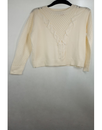 AŻUROWY SWETER B4828