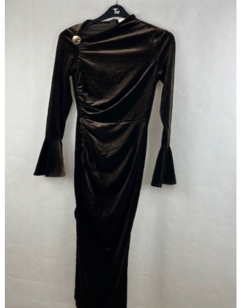 Welurowa Sukienka Z...