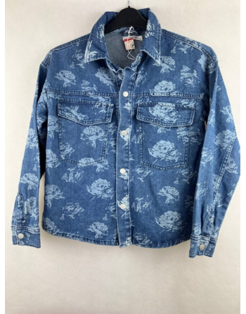 Jeansowa Koszula Dziewczęca...