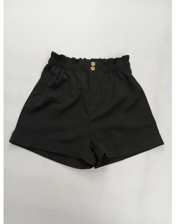 CZARNE KRÓTKIE SPODENKI C445