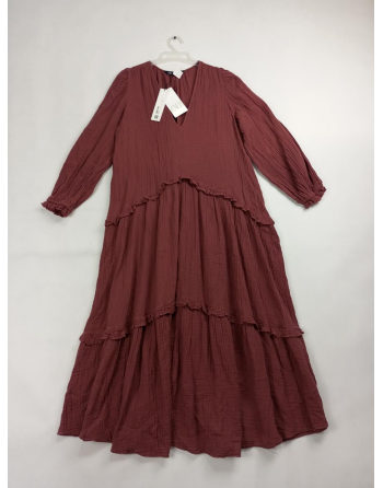 DŁUGA MUŚLINOWA SUKIENKA C437