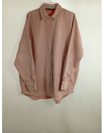 SZTRUKSOWA KOSZULA OVERSIZE...