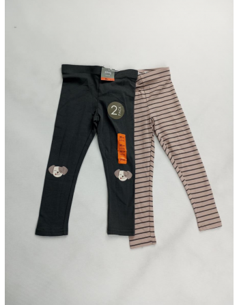 LEGGINSY BAWEŁNIANE 2PAK C2223