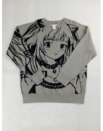 SWETER Z DODATKIEM WISKOZY...