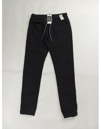 SPODNIE CZARNE JOGGERY C2104