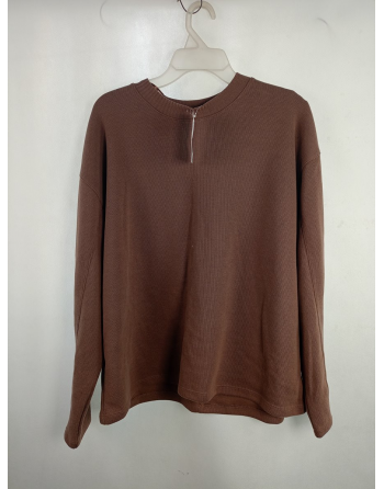 BRĄZOWY SWETER B5191