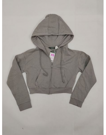 KRÓTKA BLUZA NA ZAMEK A2985