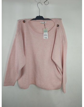 SWETER RÓŻ B5848